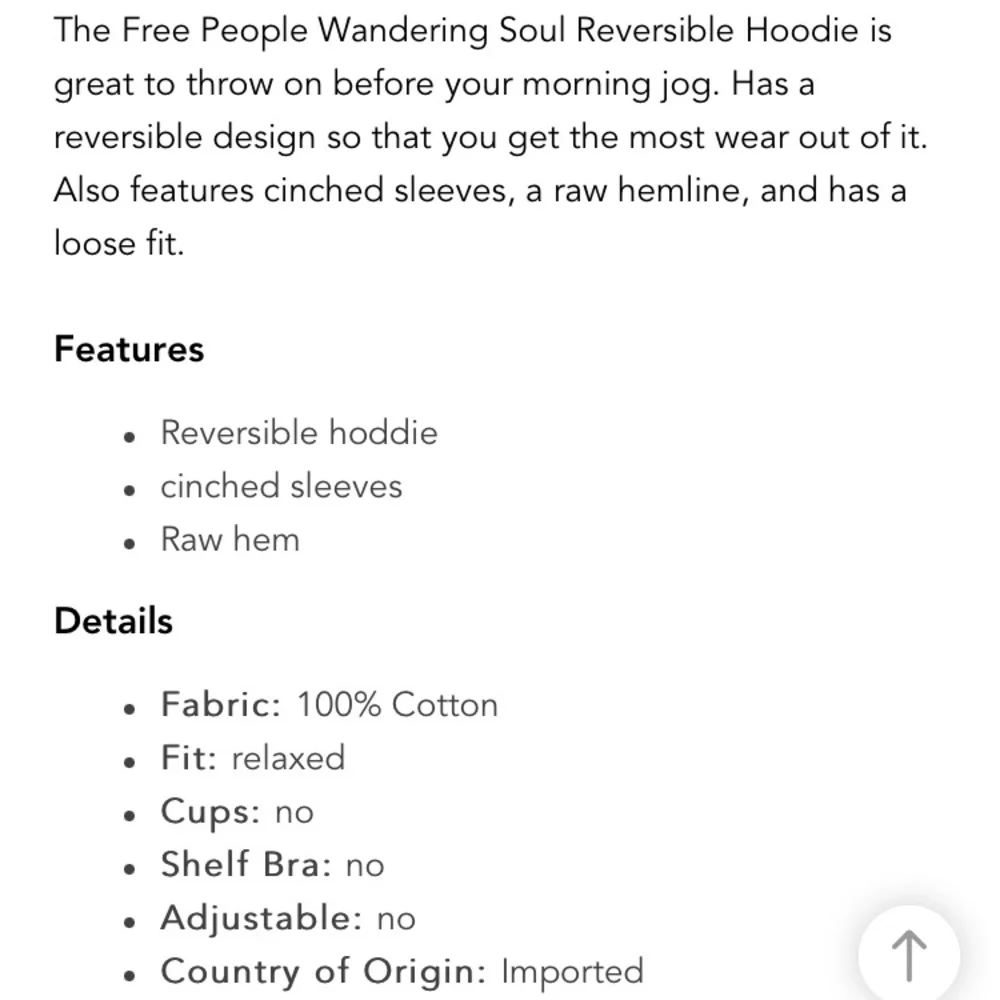 Free People Gray Balloon-Sleeve Hoodie Sweater - Picture 16 of 16